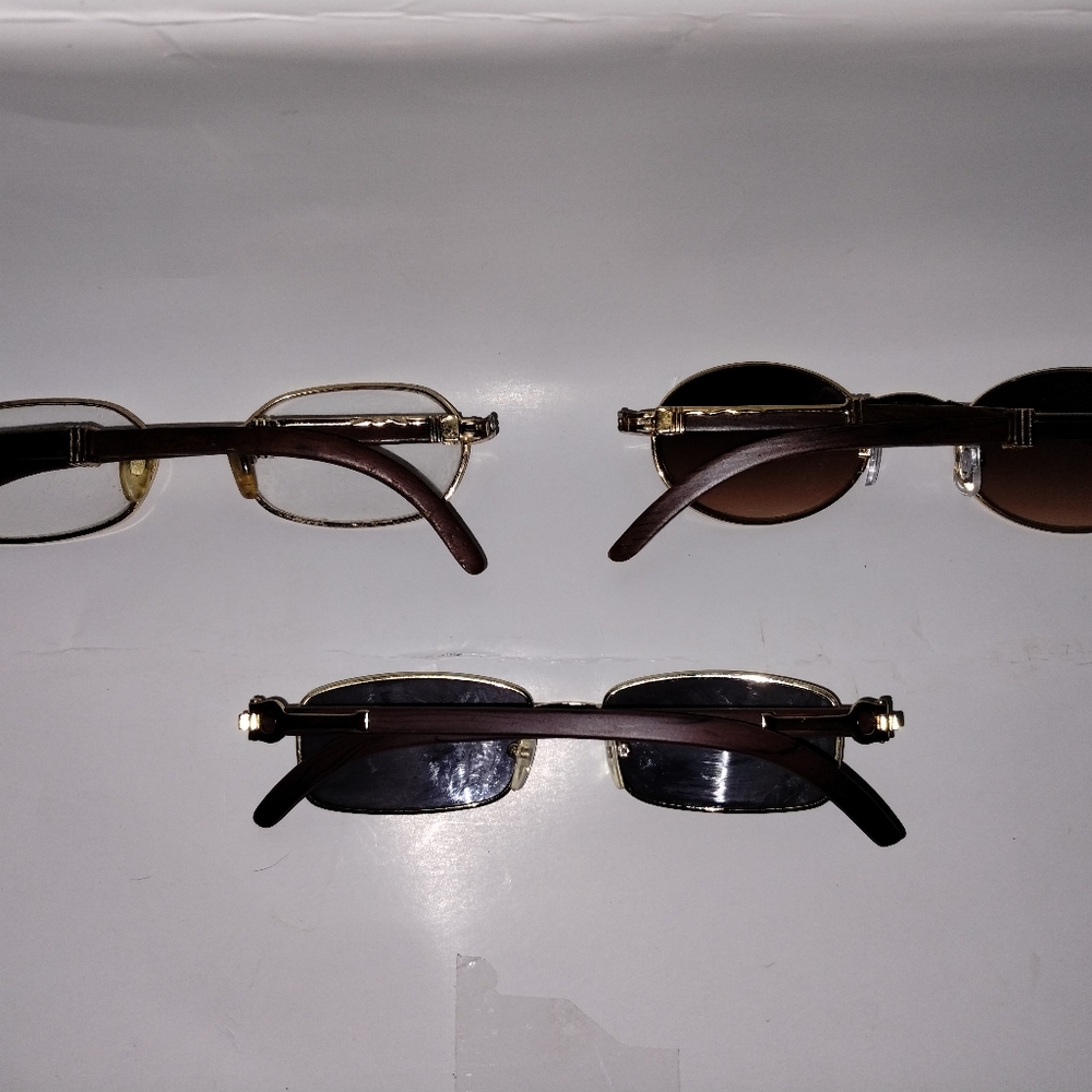 Wood frame glasses READ DESCRIPTION